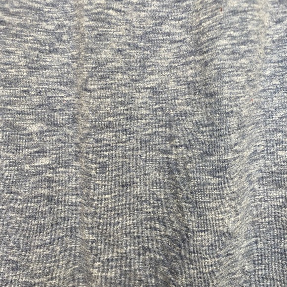 Chelsea & Violet Blue/Grey Elastic Off Shoulder Flowy Tie Sleeves Top Size XS - Picture 7 of 7